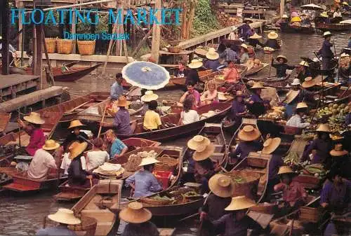 Thailand Ratchaburi floating market