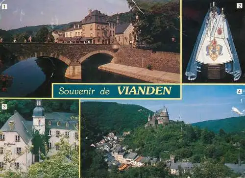 Luxembourg Vianden multi view souvenir