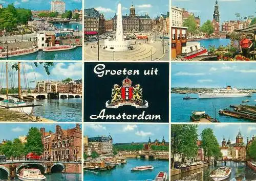 Netherlands Groeten uit Amsterdam multi view