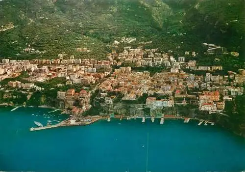 Italy Sorrento aerial panorama