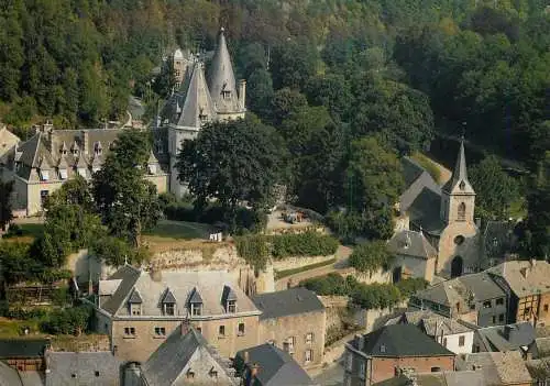 Belgium Durbuy aerial view