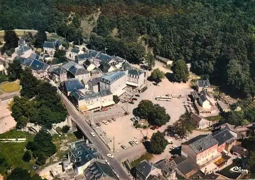 Belgium Durbuy sur Ourthe aerial view