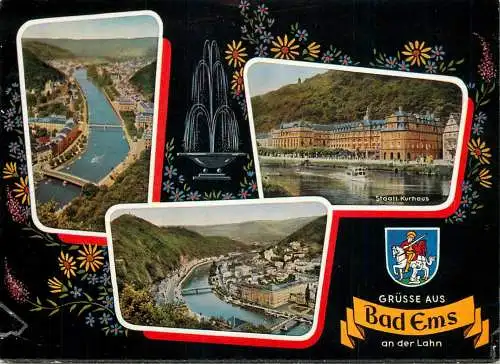 Germany Bad Ems multi view souvenir