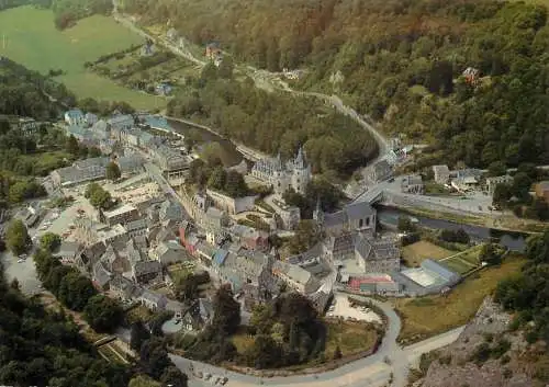Belgium Durbuy sur Ourthe aerial view