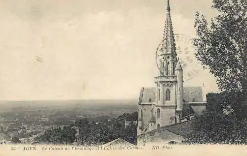 France cpa Agen eglise des Carmes