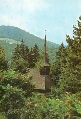 Romania Ciucea biserica de lemn din Galpiia