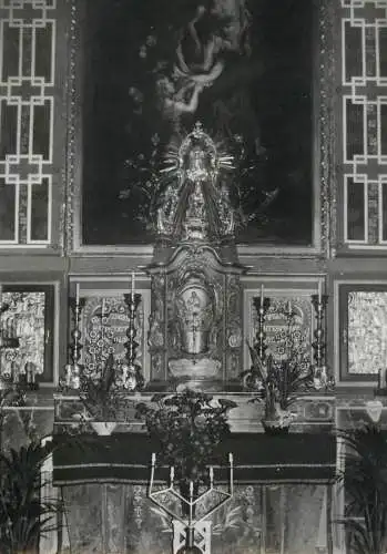 Belgium Nieuwerken-Waas Virgin Mary Altar with miraculous statuette
