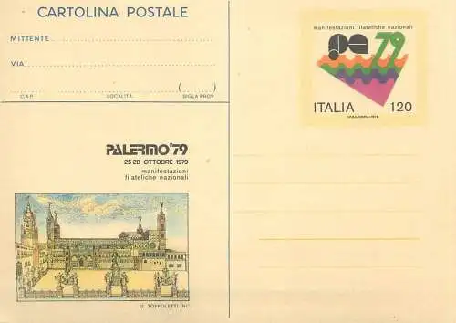 Italy Palermo cartolina postale 1979