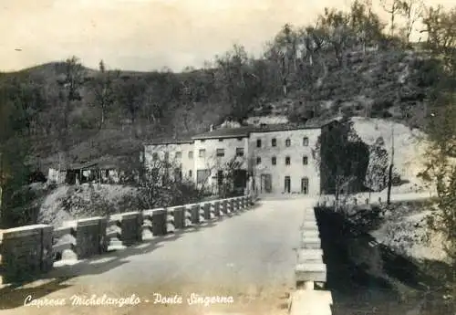 Italy Caprese Michelangelo (Arezzo province) Ponte Singerna
