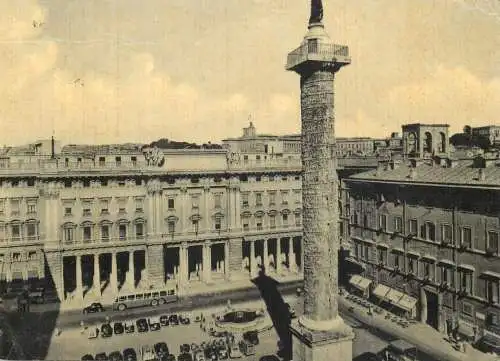 Italy Roma Piazza Colonna e Colonna Antonina