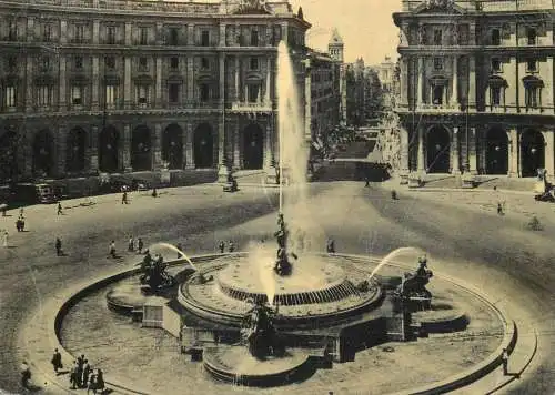 Italy Roma Piazza dell'Esedra e Fontana delle Naiadi