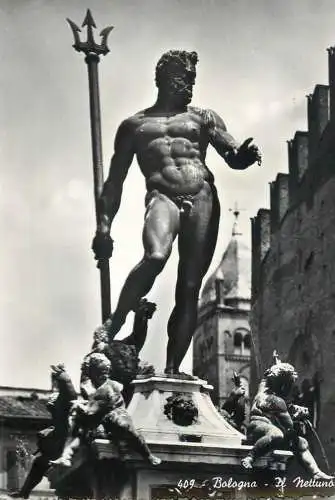 Italy Bologna Neptune fountain