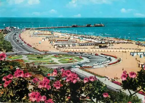 Italy Rimini Seaside promenade and pier