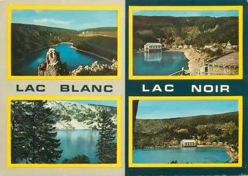 France Vosges pittoresques Lacs Blanc & Noir multi view