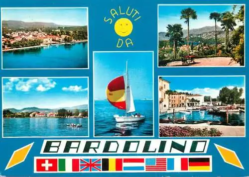 Italy Lago di Garda Bardolino (Verona province) multi view souvenir