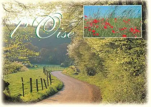 France l'Oise picturesque countryside area