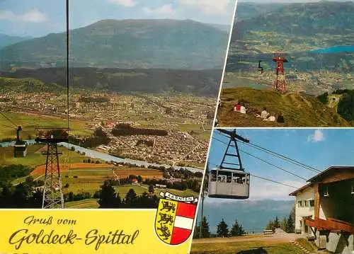 Austria Gruss vom Goldeck-Spittal several views