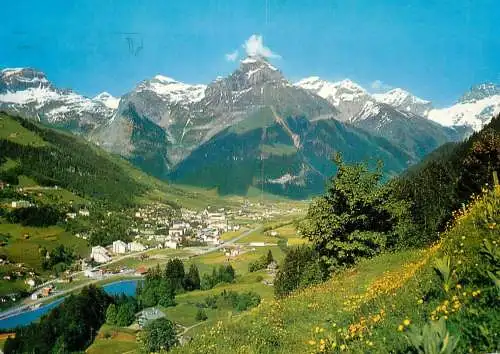 Switzerland Engelberg Blick gegen Hahnen