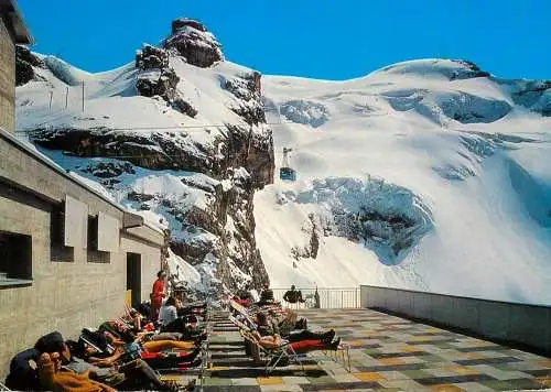 Switzerland Engelberg Titlisbahnen Gletscherrestaurant