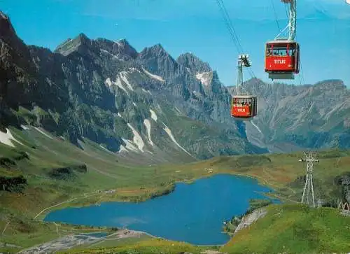 Switzerland Engelberg Trubsee Luftseilbahn-Trubsee-Stand-Klein-Titlis