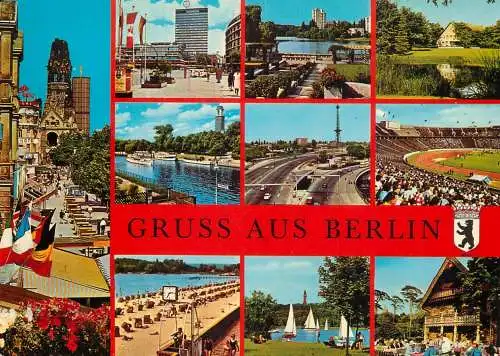 Germany Gruss aus Berlin different views