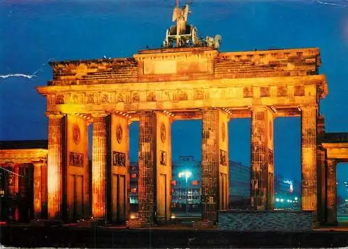Germany Berlin Brandenburger Tor evening view