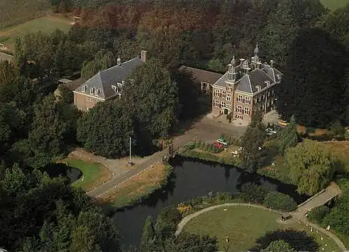 Netherlands Hierden/Harderwijk Kasteel de Essenburgh aerial view