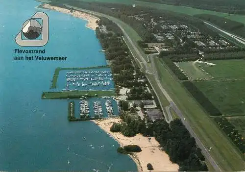 Netherlands Harderwijk Felvostrand aan het Veluwemeer general view