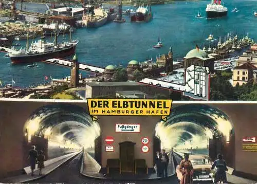 Germany Hamburg Elba tunnel