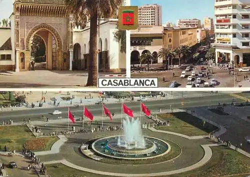 Africa Morocco Casablanca puerta del Palacio Real