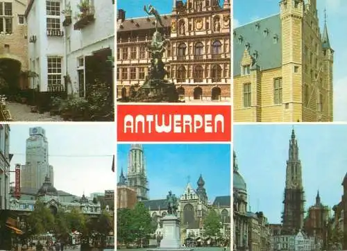Belgium Groeten uit Antwerpen several views