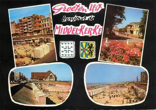Belgium Groeten uit Middelkerke several views