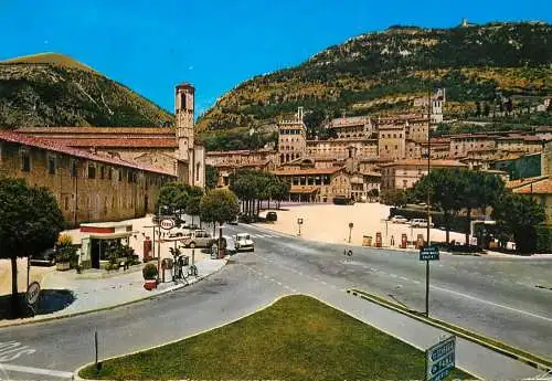 Italy Gubbio (Perugia area) Piazza 40 Martiri