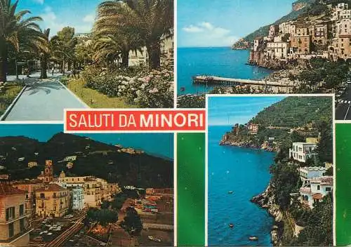 Italy Saluti da Minori (Salerno area) multi view