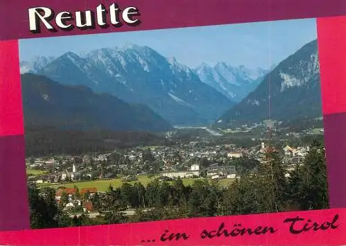 Austria Reutte im schonen Tirol panoramic view