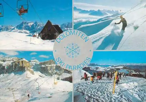 Italy Dolomiti ski paradies teleski
