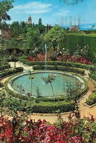 Spain Granada Bajos gardens