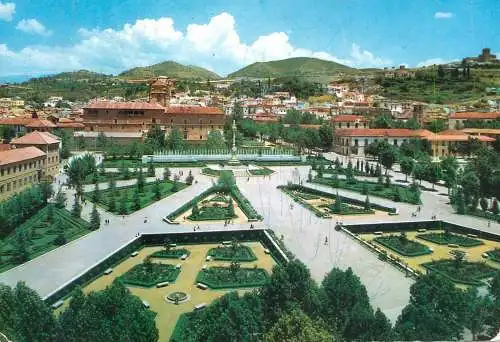 Spain Granada fountain and triumph gardens