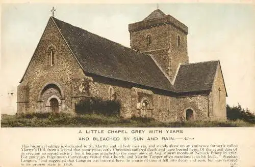 British buildings & architecture, churches & cathedrals postcard Allnut