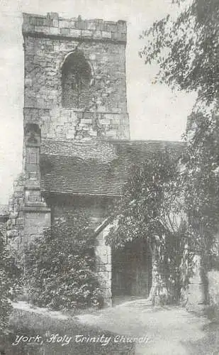 British buildings & architecture, churches & cathedrals postcard York Holy Trinity
