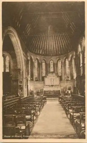 British buildings & architecture, churches & cathedrals postcard Horbury Wakefield