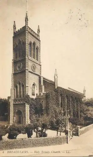 British buildings & architecture, churches & cathedrals postcard Broadstairs