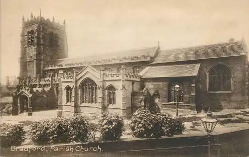 British buildings & architecture, churches & cathedrals postcard Bradford