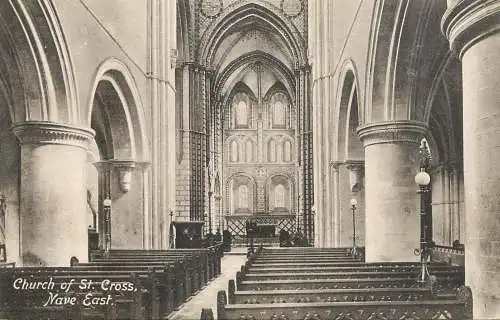 British buildings & architecture, churches & cathedrals postcard St. Cross