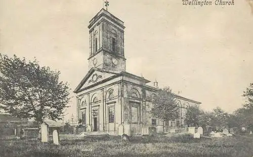 British buildings & architecture, churches & cathedrals postcard Wellington