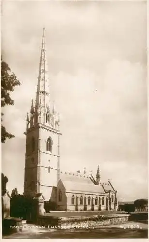 British buildings & architecture, churches & cathedrals photo postcard Bodelwyddan
