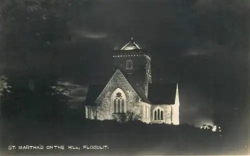British buildings & architecture, churches & cathedrals photo postcard St. Martha