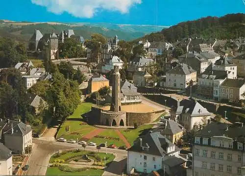 Luxembourg Wiltz castle aerial