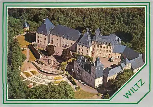Luxembourg Wiltz castle aerial