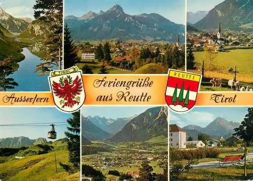Austria Feriengrusse aus Reutte several views